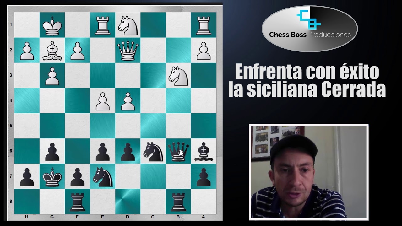 Enfrenta con exito la siciliana Cerrada.