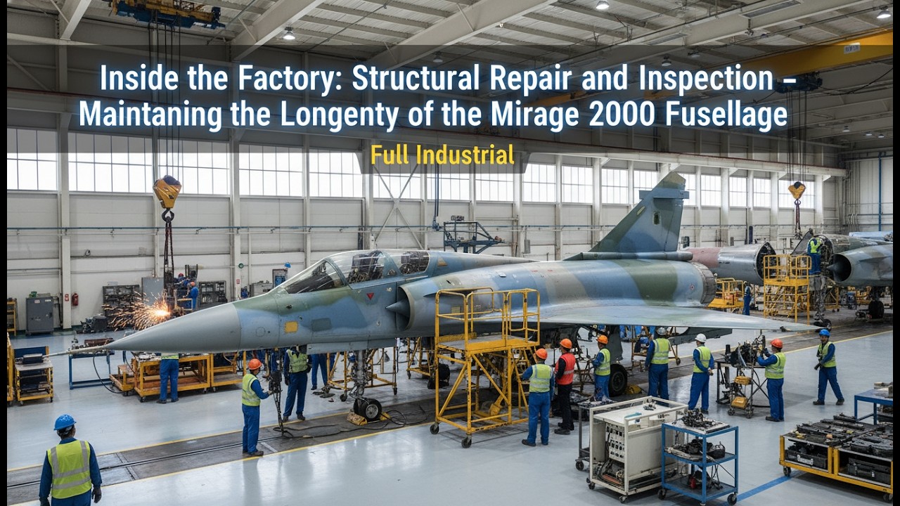 Inside the Factory: Structural Repair & Inspection &ndash; Restoring the Mirage 2000 Fuselage