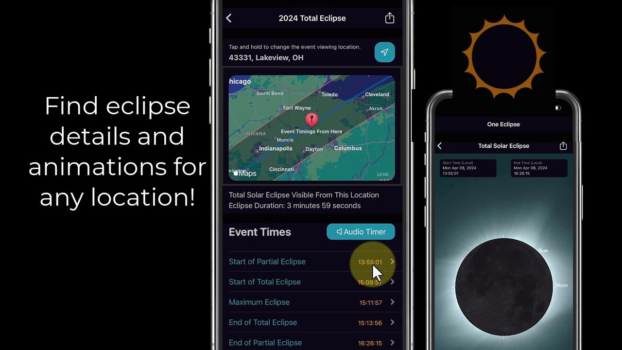 Eclipse Planning Tool:  Use One Eclipse App to Help Research Locations (iOS only)