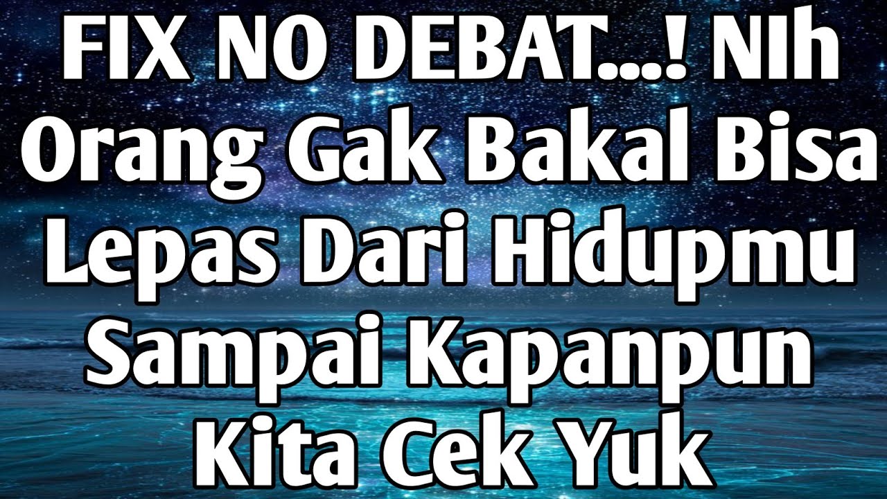 ♥️NGEJAR KAMU TERUS...!Nih Orang Gak Bakal Bisa Lepas Dari Hidupmu Guys Sampai Kapanpun♥️#tarot 