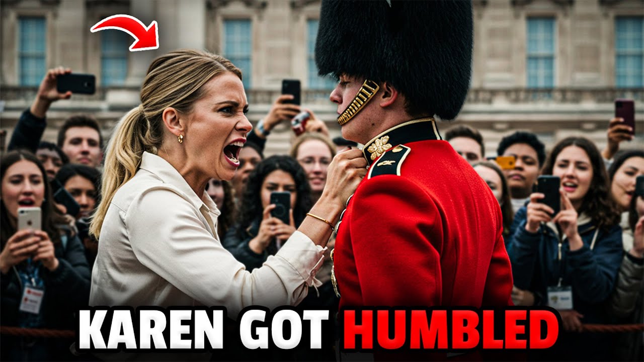 Karen Puts Her Hands on a Royal Guard, But the Consequences Came Faster Than She Expected
