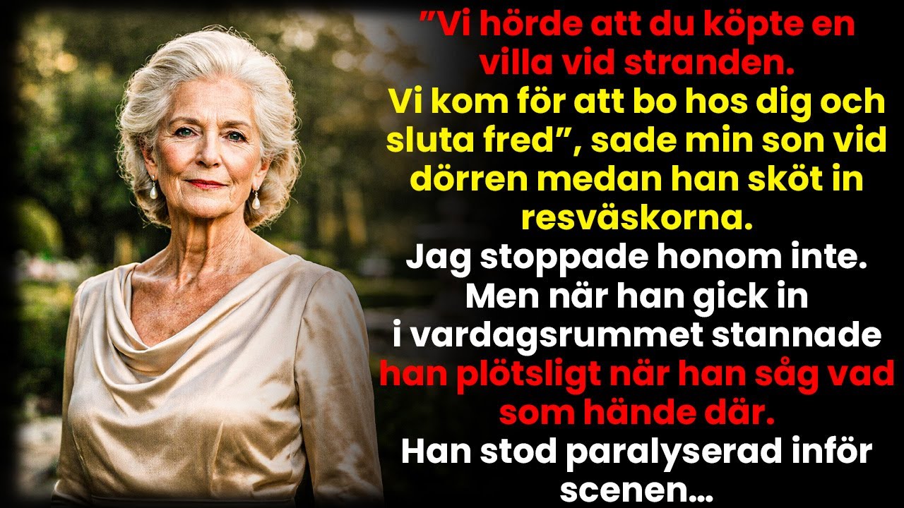 ”Vi flyttar in”, sa min son – Han trängde sig in i mitt strandhus… och stelnade