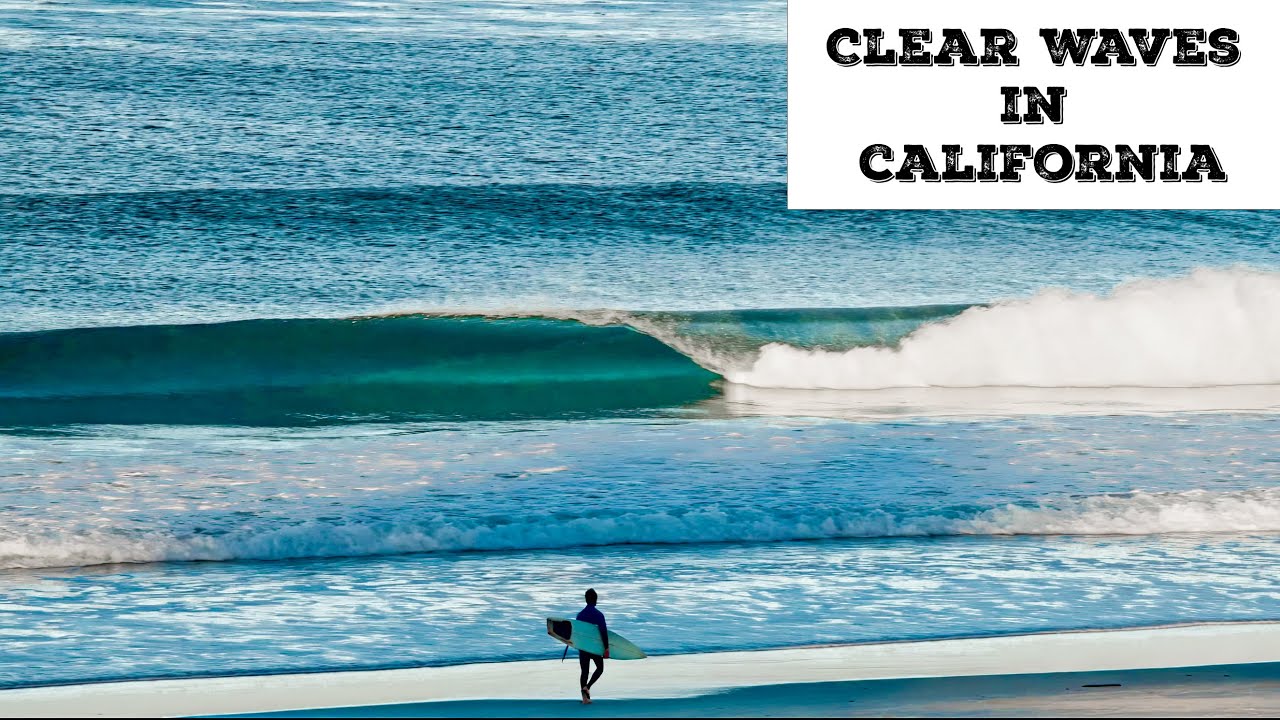 finding crystal clear waves in california