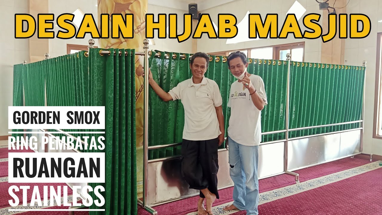 HIJAB MASJID STAINLESS ll  MASJID NURUL MUSLIM TAMAN RAYA ll