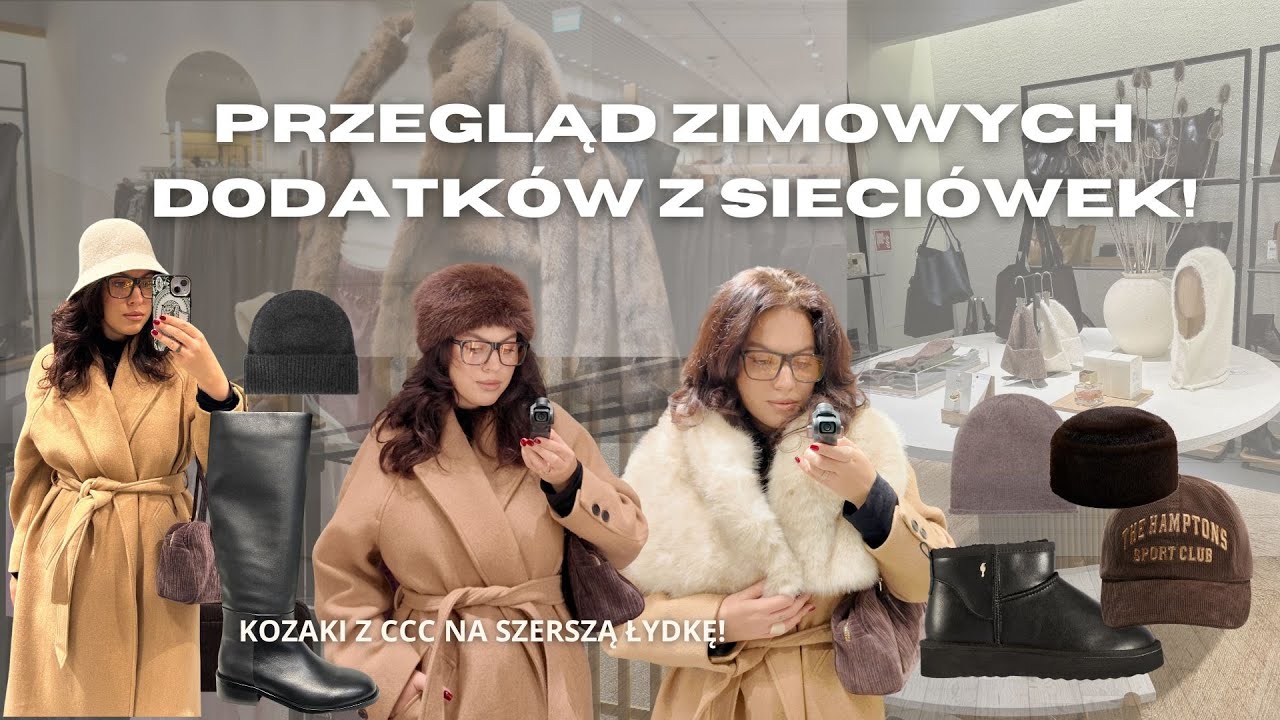 Znalazłam idealne kozaki na szerszą łydkę! + przegląd czapek, szalików na zimę🧣ZARA, COS, Mango