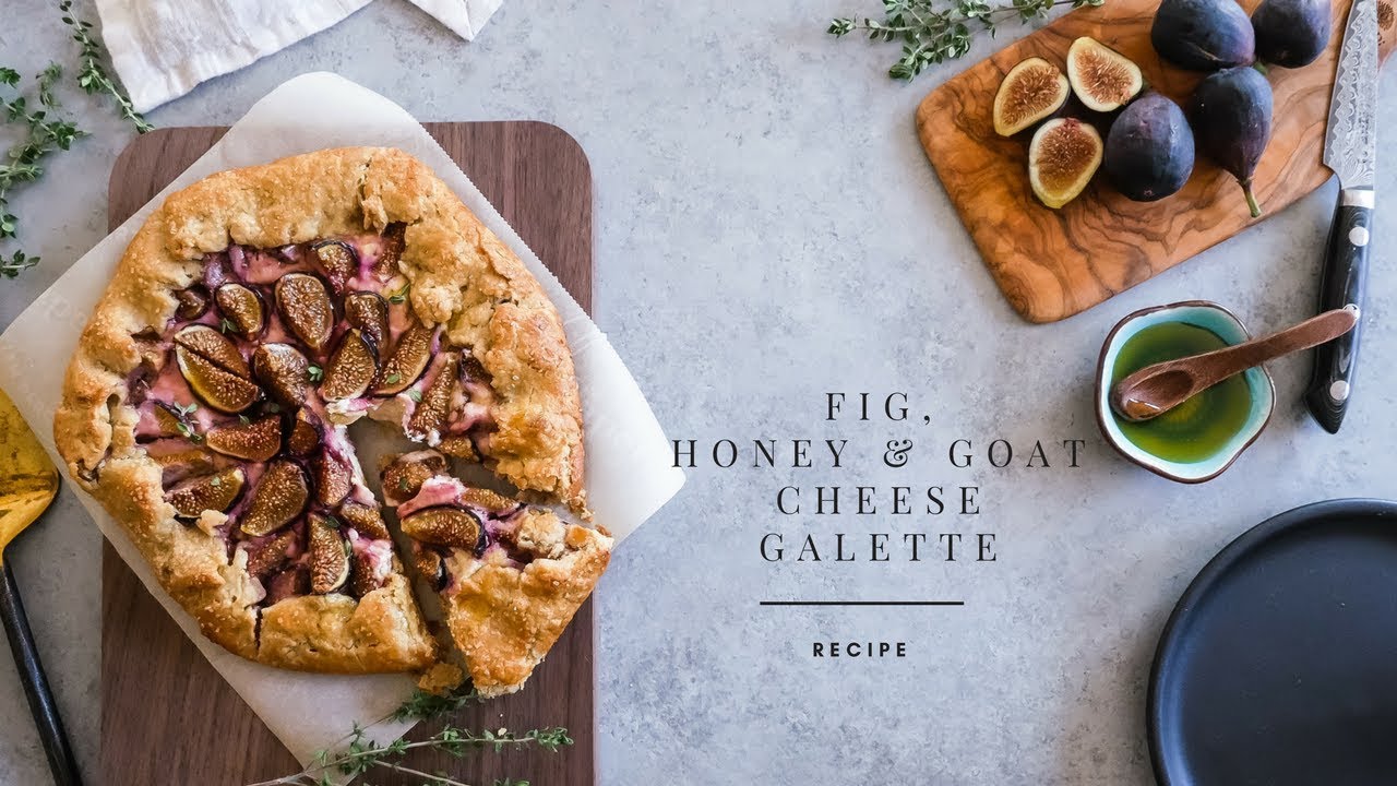 Fig, Honey and Goat Cheese Galette | Kitchen Confidante