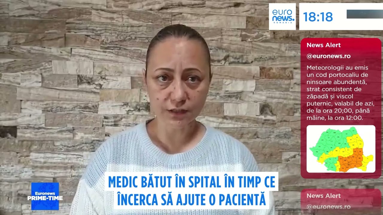 Incident violent la Târgu Jiu: doctoră lovită și stropită cu cafea de rudele unei paciente