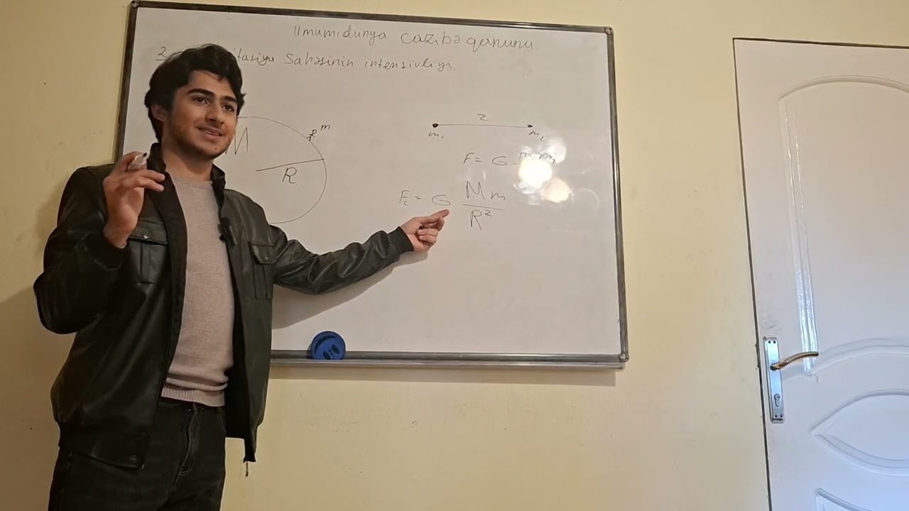 Ümumidünya Cazibə Qanunu. Ağırlıq Qüvvəsi Dərs İzahı Part 1