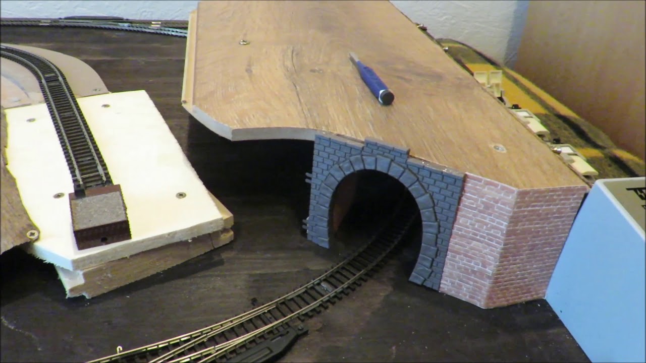 Bau einer TT Modelleisenbahn Teil 07 - Innenbogenweichen wieder raus