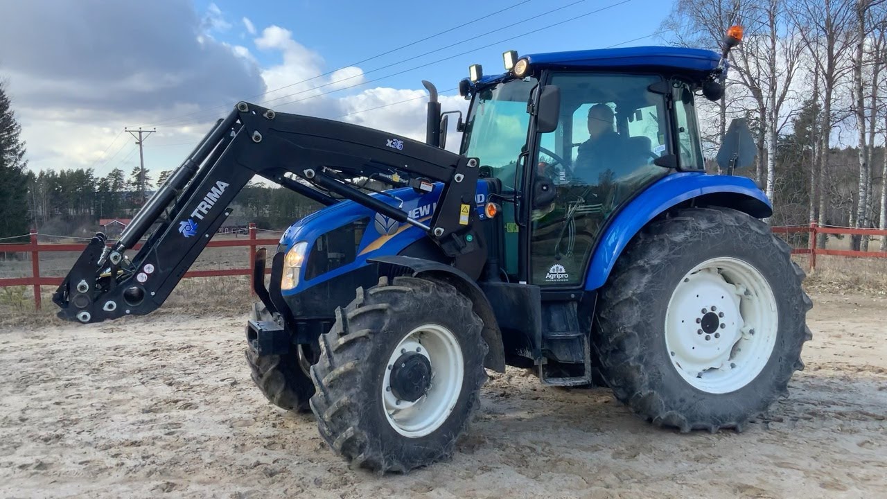 Köp Traktor New Holland TD5.85 med lastare på Klaravik