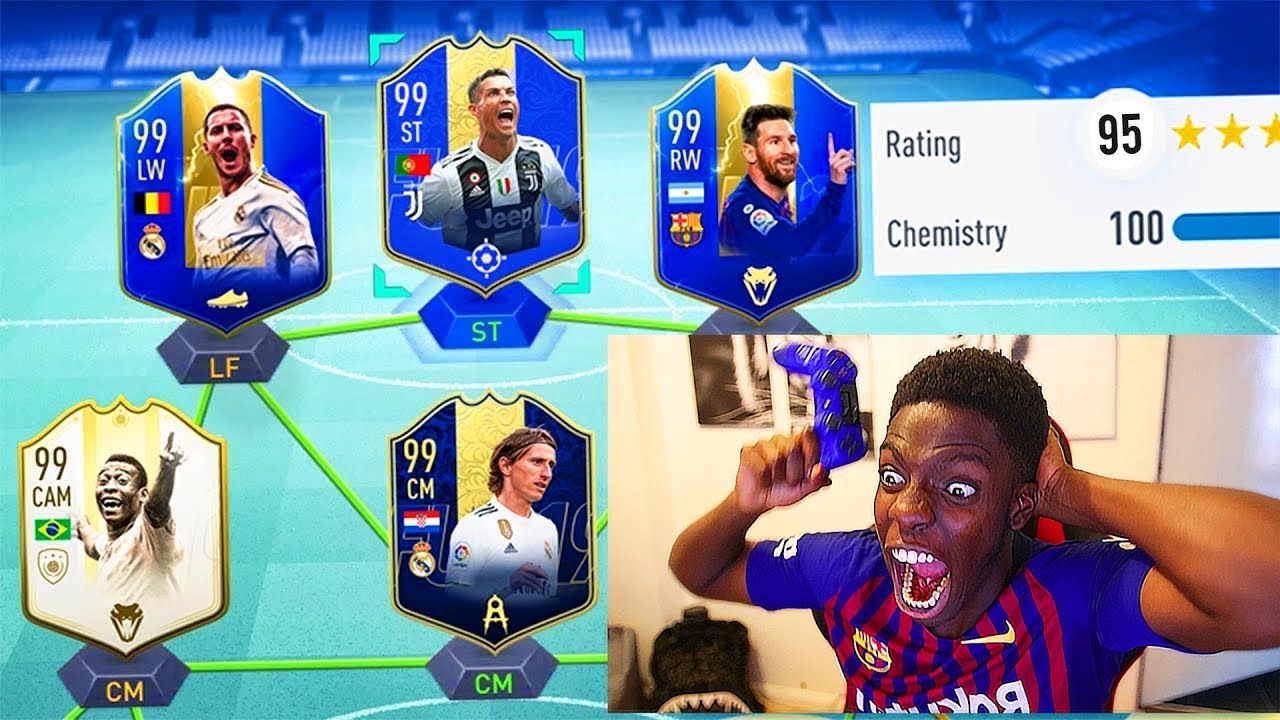 99 TOTS RONALDO!! 195 RATED SERIE A FUT DRAFT!! (FIFA 19)