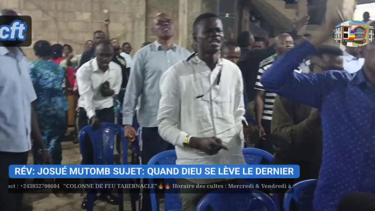 VENDREDI 01 /05/2025 PAST: JOSUÉ MUTOMBO_THÈME: QUAND DIEU SE LEVÉ LE DERNIER |3JOURS DES PRIÈRES