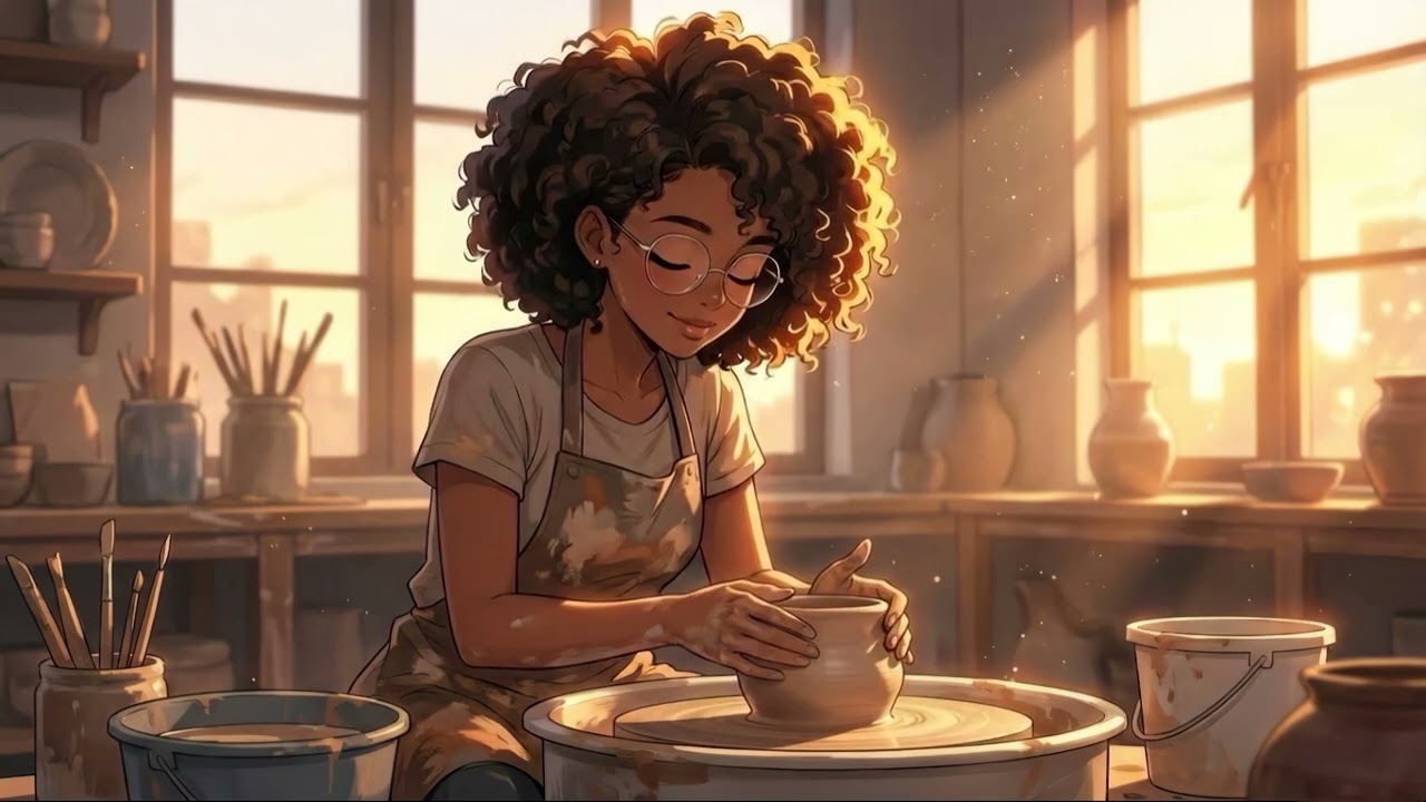 Aesthetic Pottery Studio Lofi for Relaxation 🏺 | #lofihiphop #chillhop #studybeats