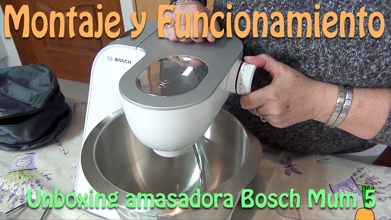 Unboxing amasadora Bosch Mum 5
