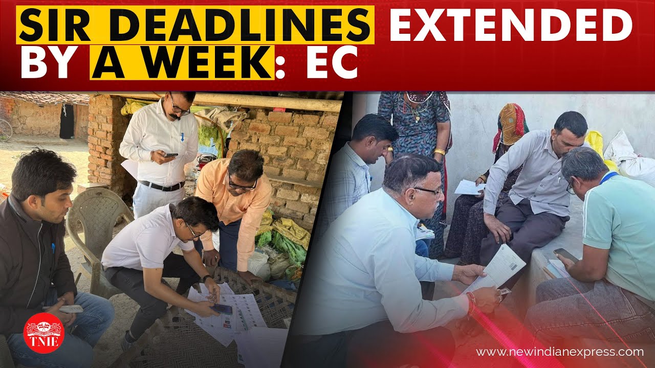 Election Commission extends SIR schedule by a week amid BLO protests