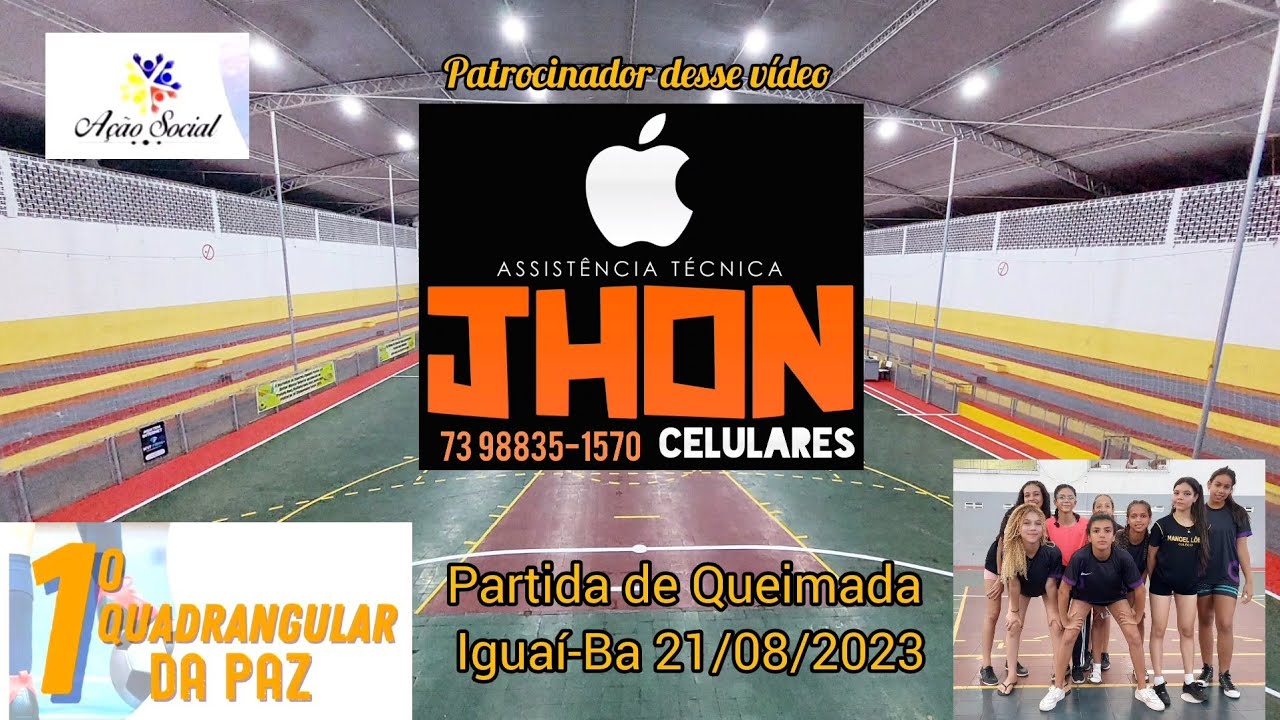 1&deg; Quadrangular da paz - partida de queimada - Igua&iacute;-Ba 21/08/2023