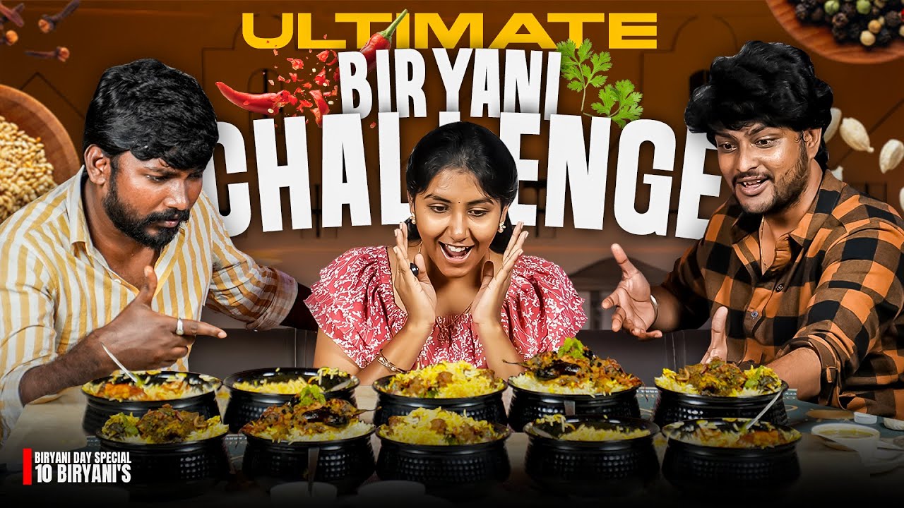 🍗Biryani Battle Begins🔥 | Biryani Day Challenge in Hyderabad | 10 Biryani's | Classic TV