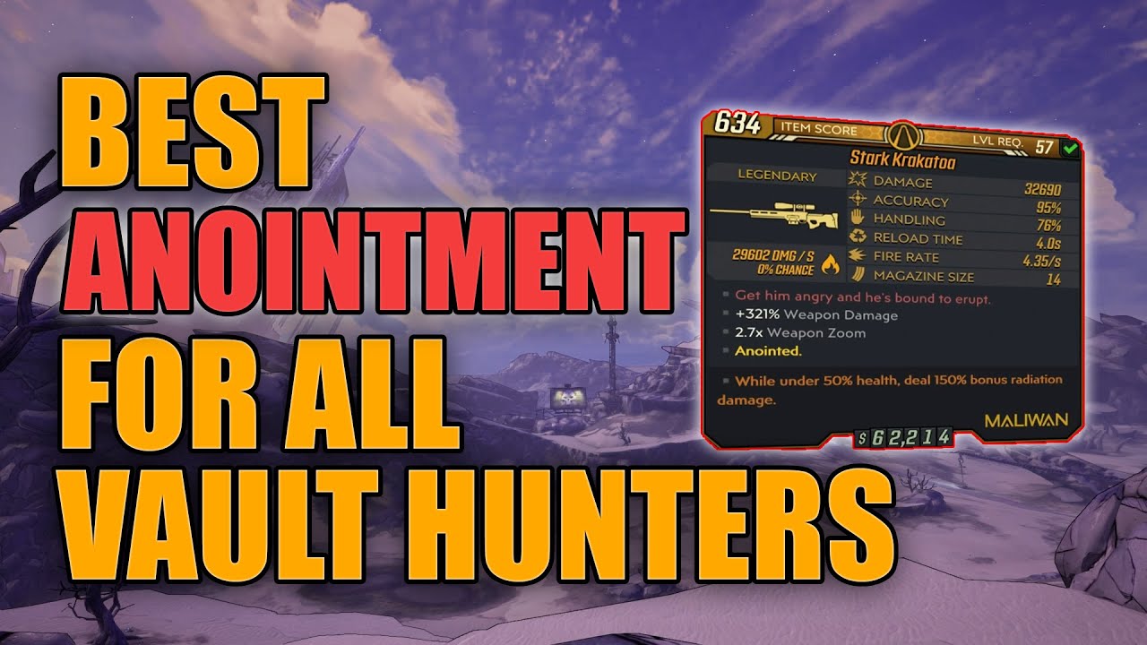 Borderlands 3 | Best Anointment for All Vault Hunters - Best All Round Anointment to Farm
