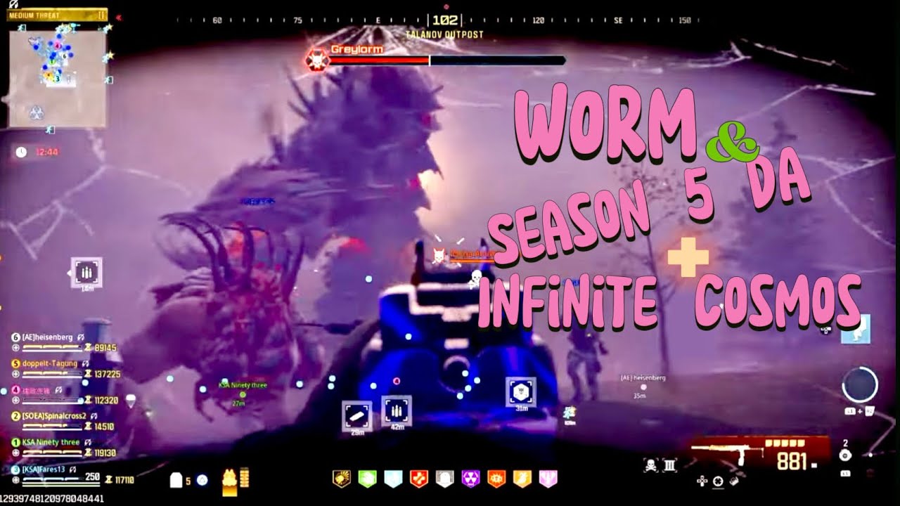 Worm + Season 5 Dark Aether + Infinite Cosmos Camo blueprint STG44