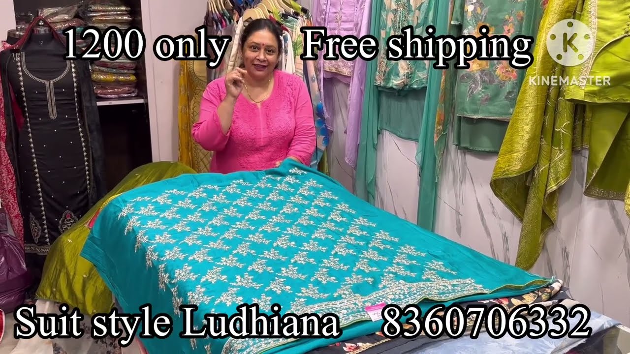 1200 hand work suits #ludhianawholesalemarket #nksuits #karwachauthspecialsuits #silksuits 