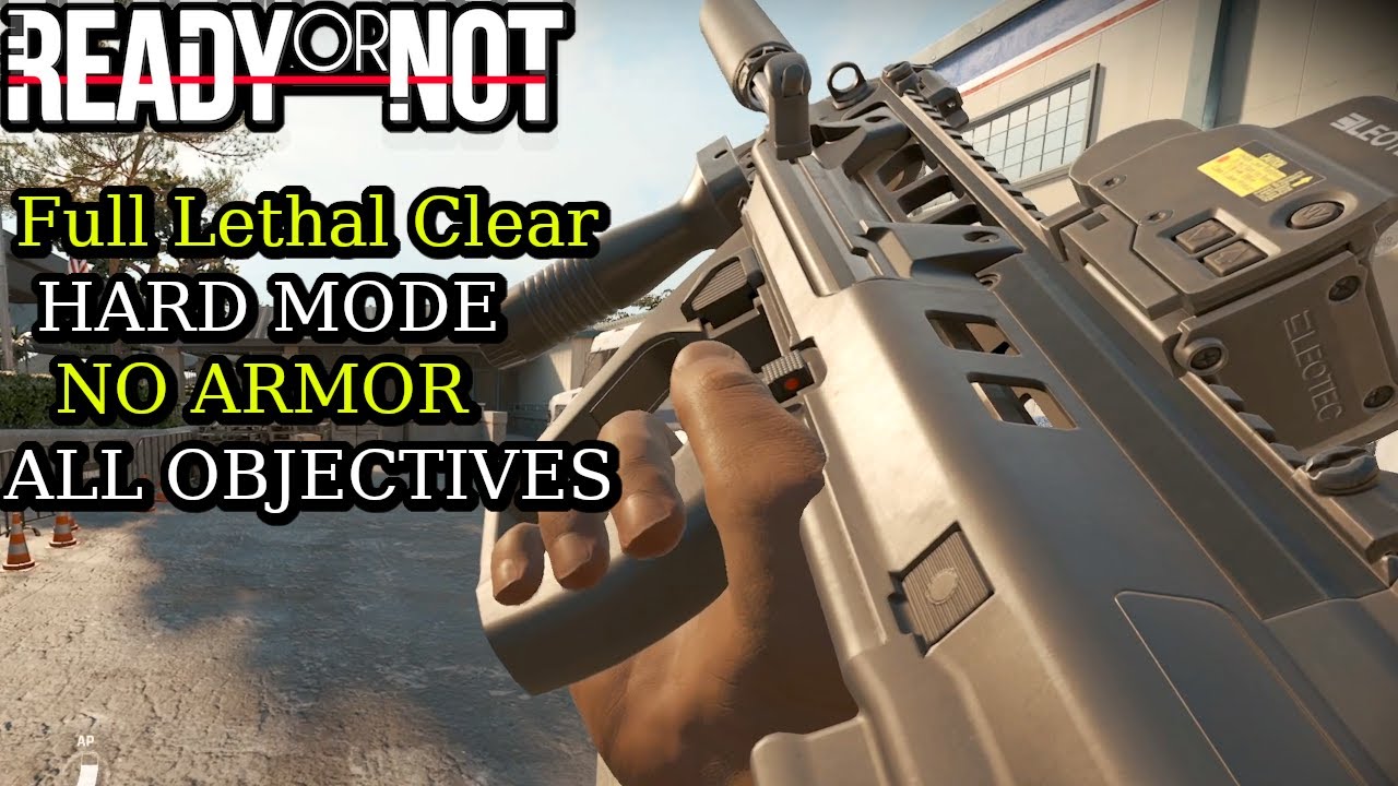 Greased Palms - Hard Mode - Lethal True Solo - ALL Objectives 100% Clear READY OR NOT