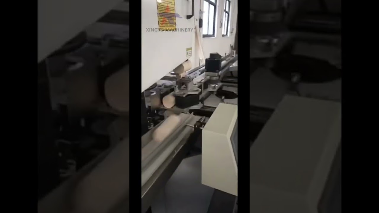 Toilet paper roll production process
