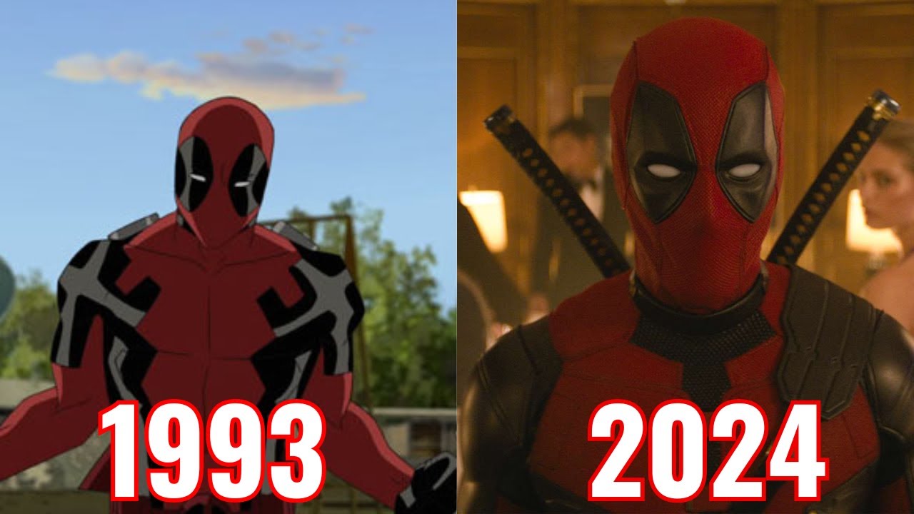 Deadpool Evolucion Peliculas y televisión (1993-2024)