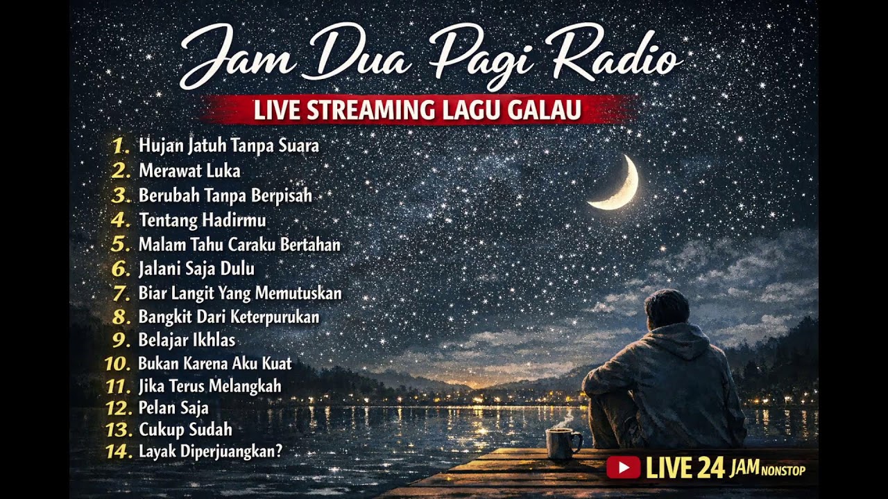Live Jam Dua Pagi Radio I Playlist Lagu Galau 2026
