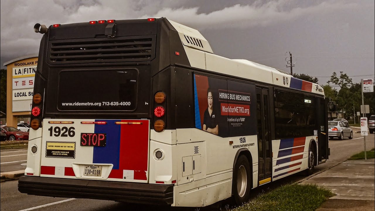 Riding METROHouston 46 Gessner From Memorial City To Westheimer Rd