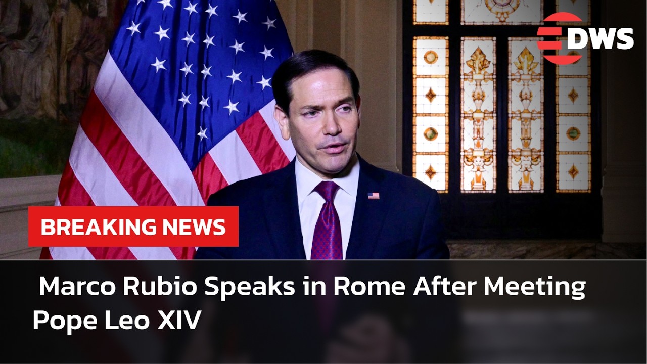 WATCH NOW: Marco Rubio Speaks in Rome After Meeting Pope Leo XIV | Iran War & Hormuz Warning | AC15