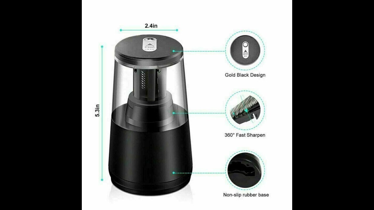 Tenwin Electric Pencil Sharpener (Battery & USB operated) #Tenwin review #sharpener