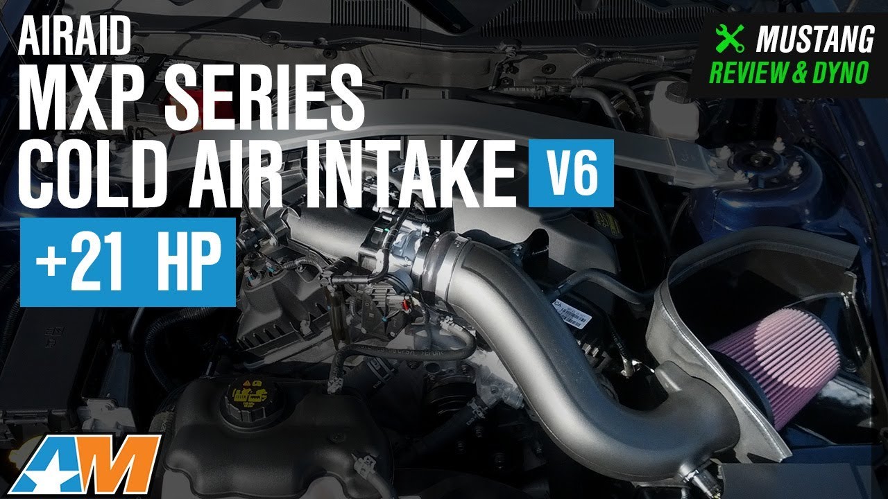 2011-2014 Mustang V6 Airaid MXP Series Cold Air Intake - SynthaFlow Oiled Filter Review & Dyno