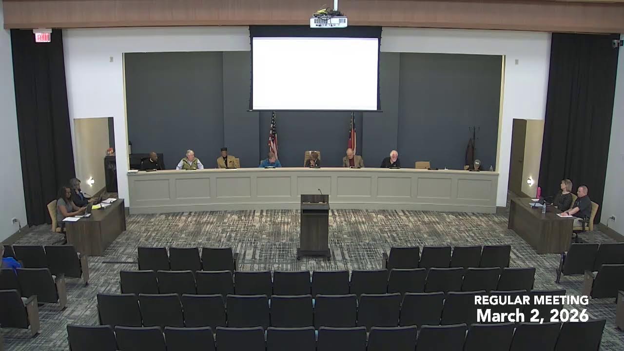 2026 -- 03-02 City Council Regular Meeting