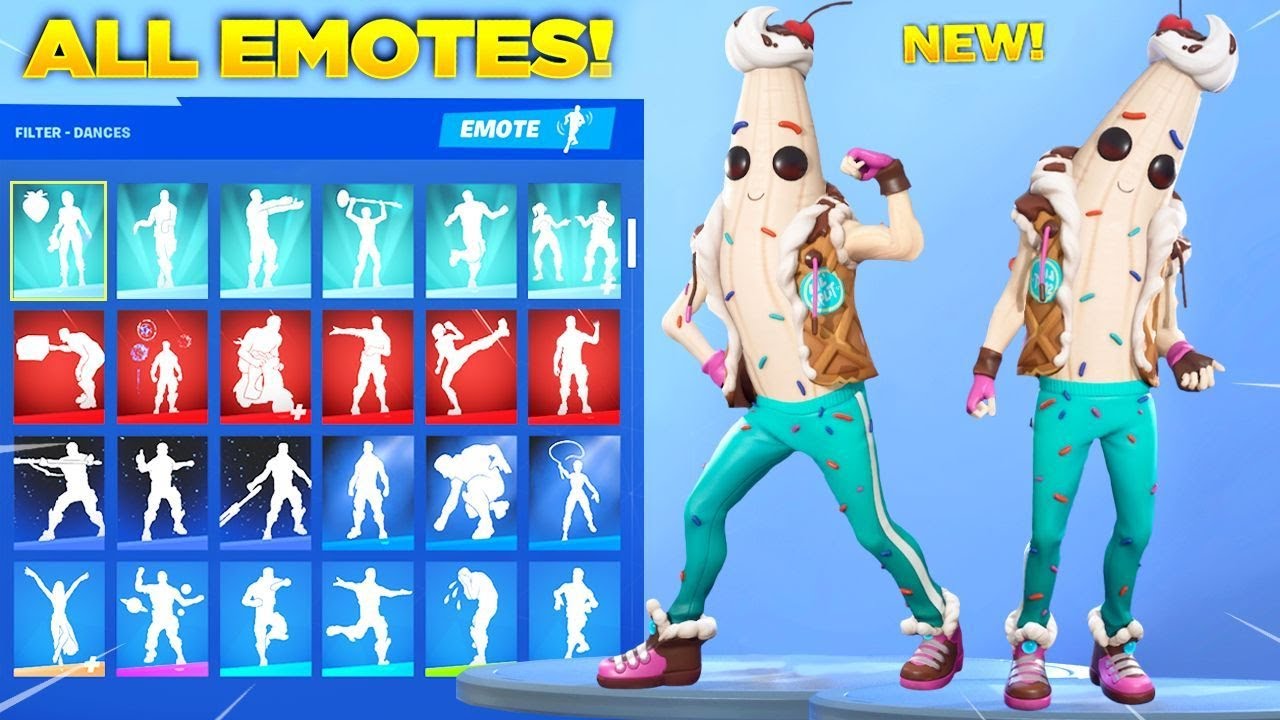*NEW* PEELY SKIN Showcase with All Fortnite Dances & Emotes! (Fortnite OG)