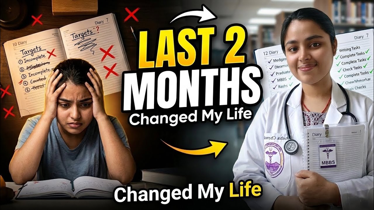 These 60 Days in My NEET Diary Took Me to AIIMS-My Study Schedule with Proof 💯