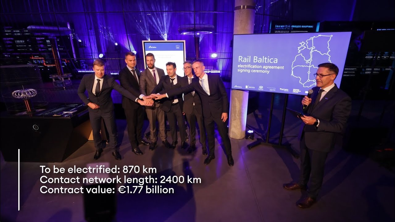 Historic Rail Baltica Electrification Agreement Signed