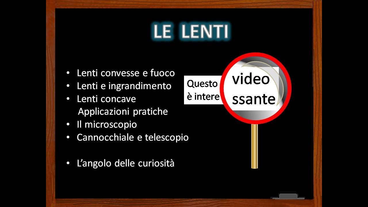 OTTICA: LE LENTI, RIVOLUZIONE SCIENTIFICA