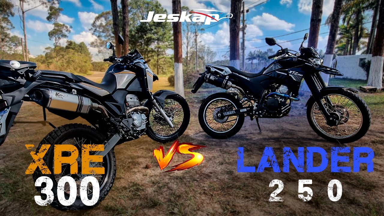 XRE300 VS LANDER250!!! QUEM LEVA A MELHOR???? JESKAP FULL RACE K67