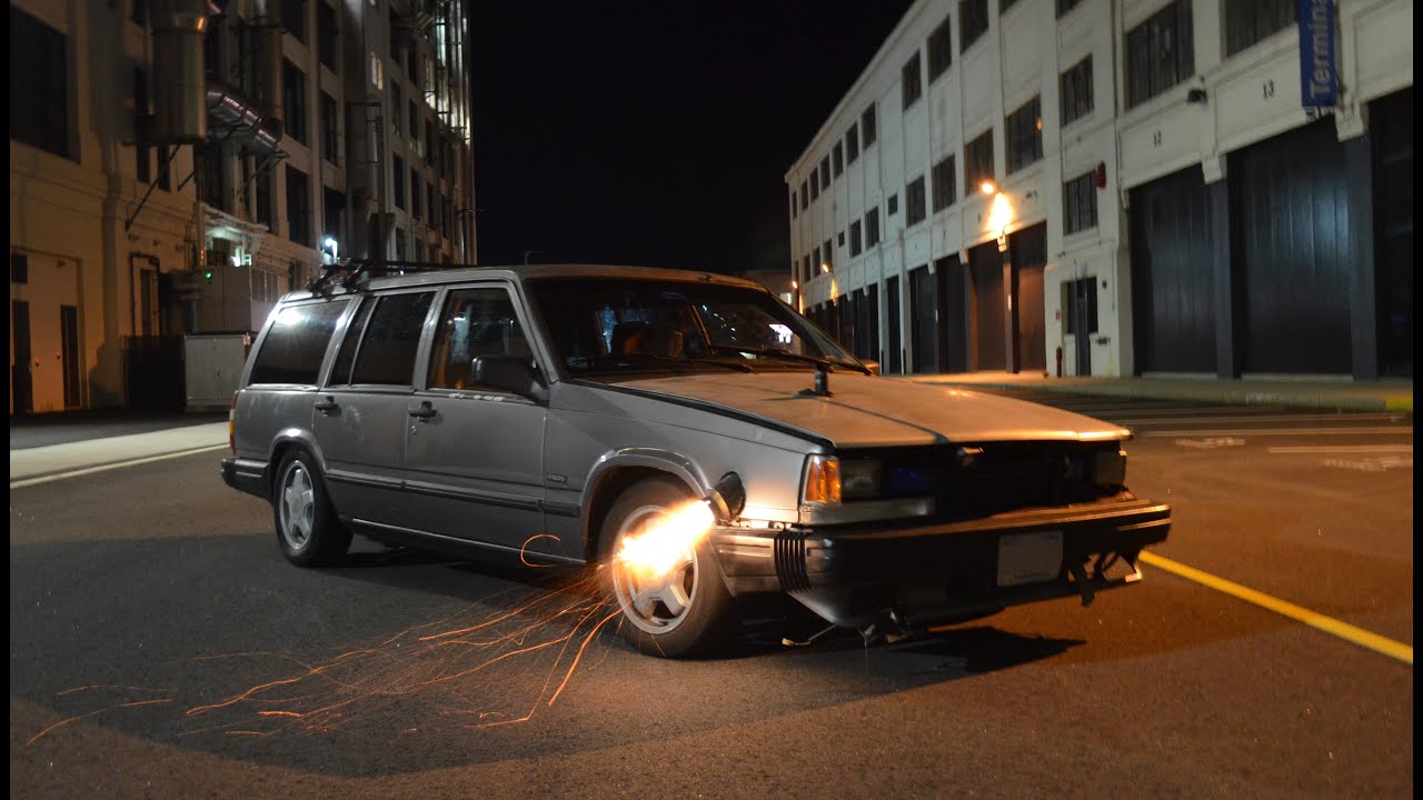 1987 Volvo 740 Turbo driving POV