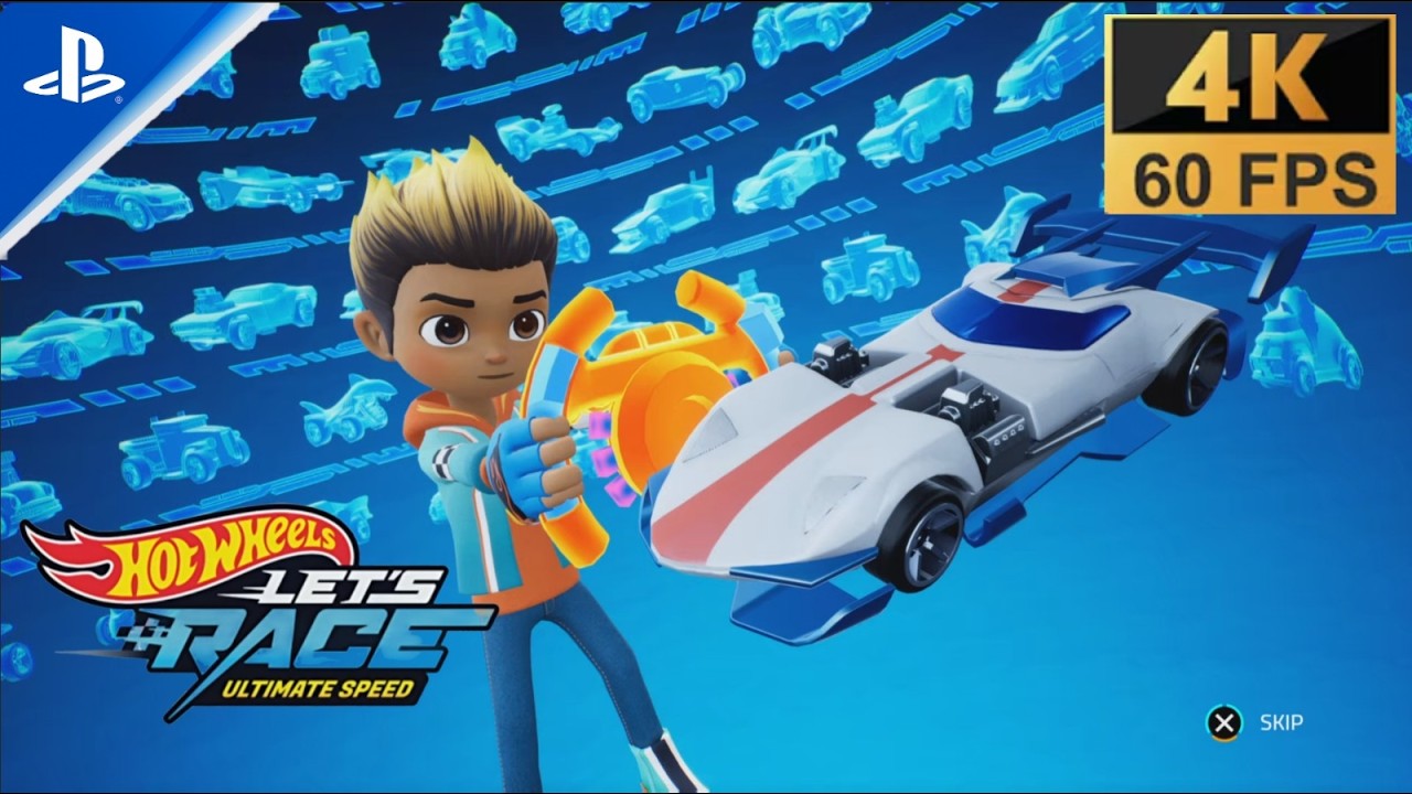 Hot Wheels Let's Race Ultimate Speed, геймплей на PS5, 4K