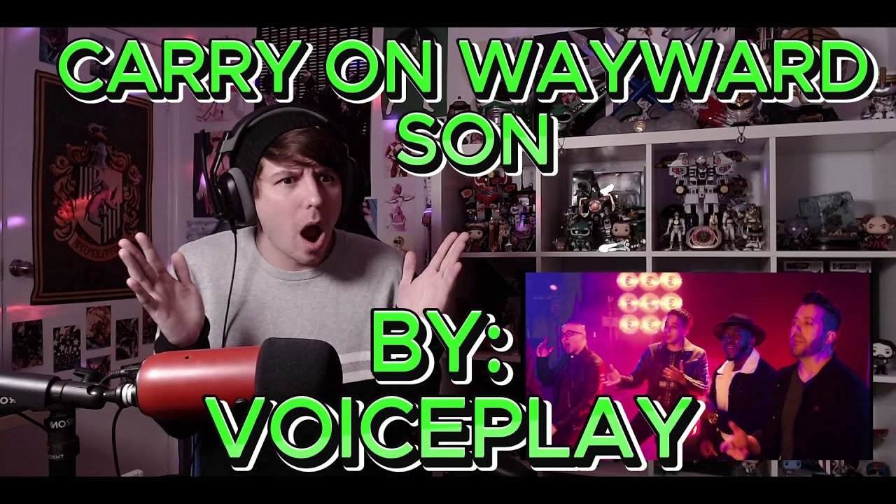TOTAL ROCK GODS!!!!!!!! Blind reaction to Voiceplay - Carry On Wayward Son Ft. Omar Cardona