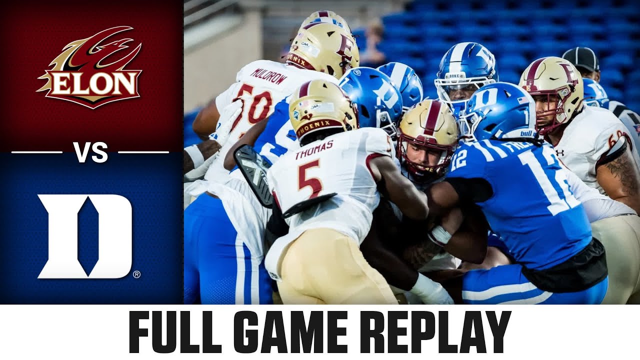 Elon Phoenix vs. Duke Blue Devils Game Replay | 2025 ACC Football