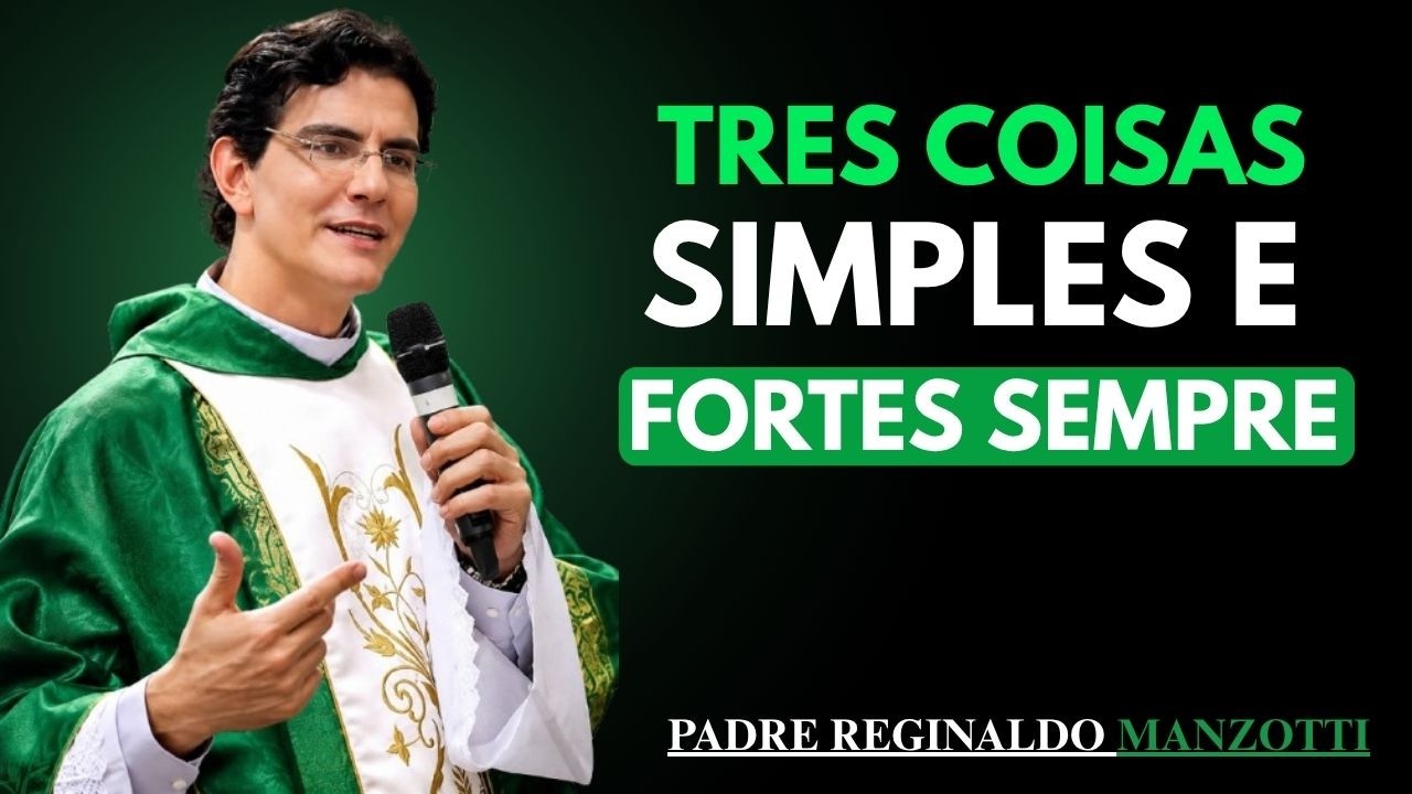 JESUS revelou os 3 OBJETOS que você deve ter no seu BOLSO durante 2026 | Padre Reginaldo Manzotti