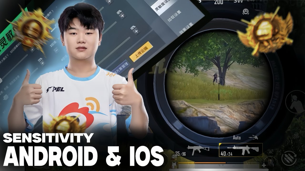 WBG YMAO NEW BEST SENSITIVITY SETTINGS FOR PUBGM IN 2024 | 5 Finger + Gyro | HIGHLIGHT #1