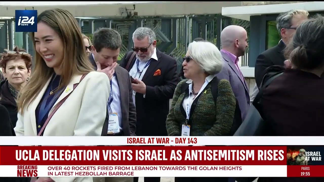 UCLA DELEGATION VISITS ISRAEL ON SOLIDARITY TRIP