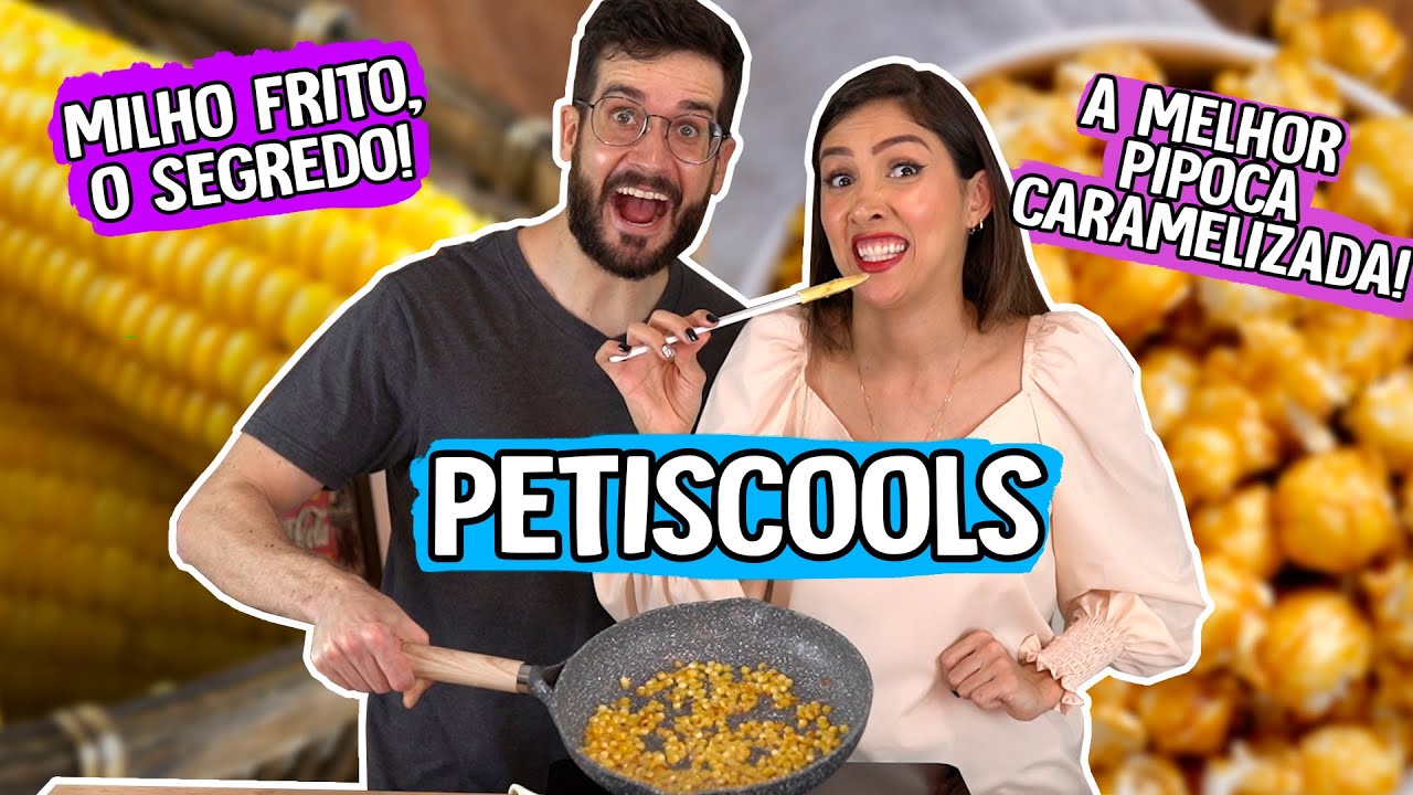 Fazendo PIPOCA doce CARAMELIZADA e o FAMOSO MILHO FRITO