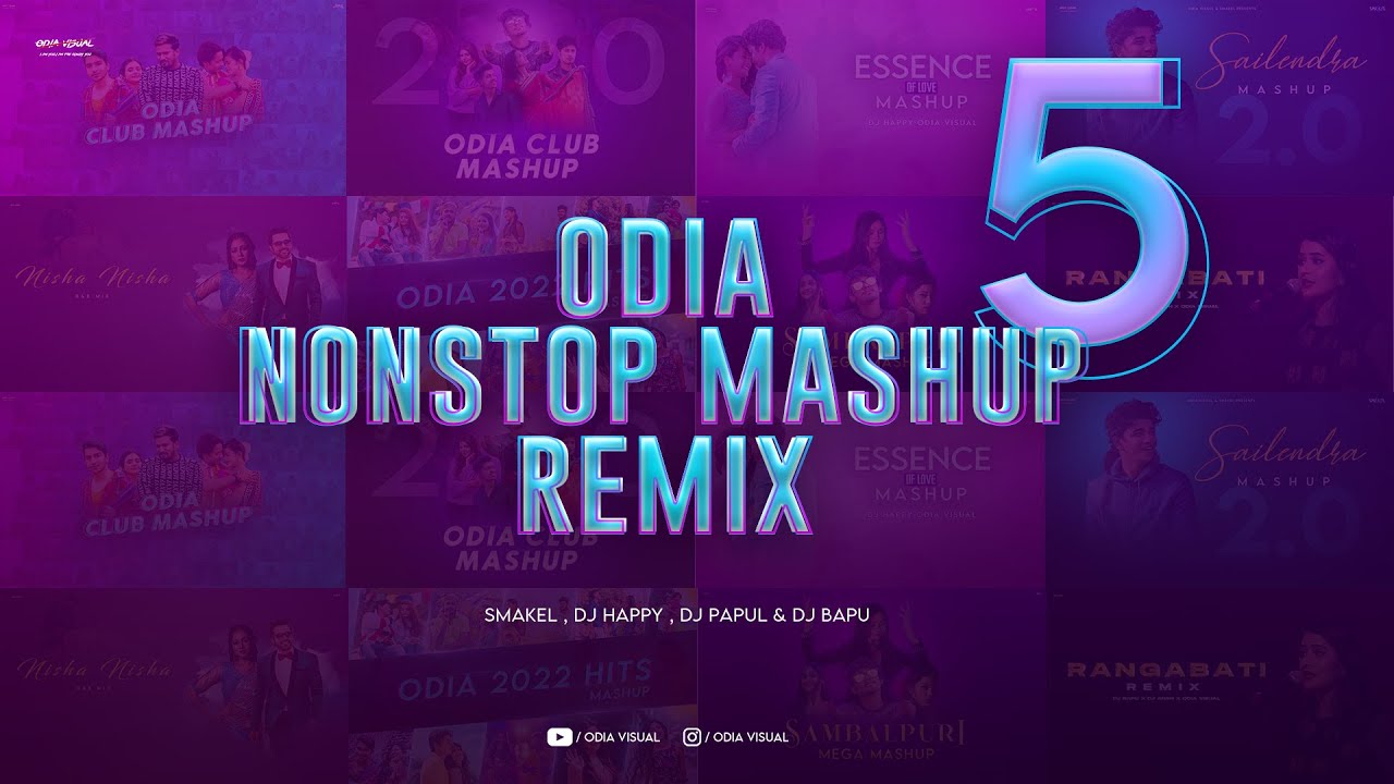 Odia Nonstop Mashup Remix | Pt - 5 | Odia Visual