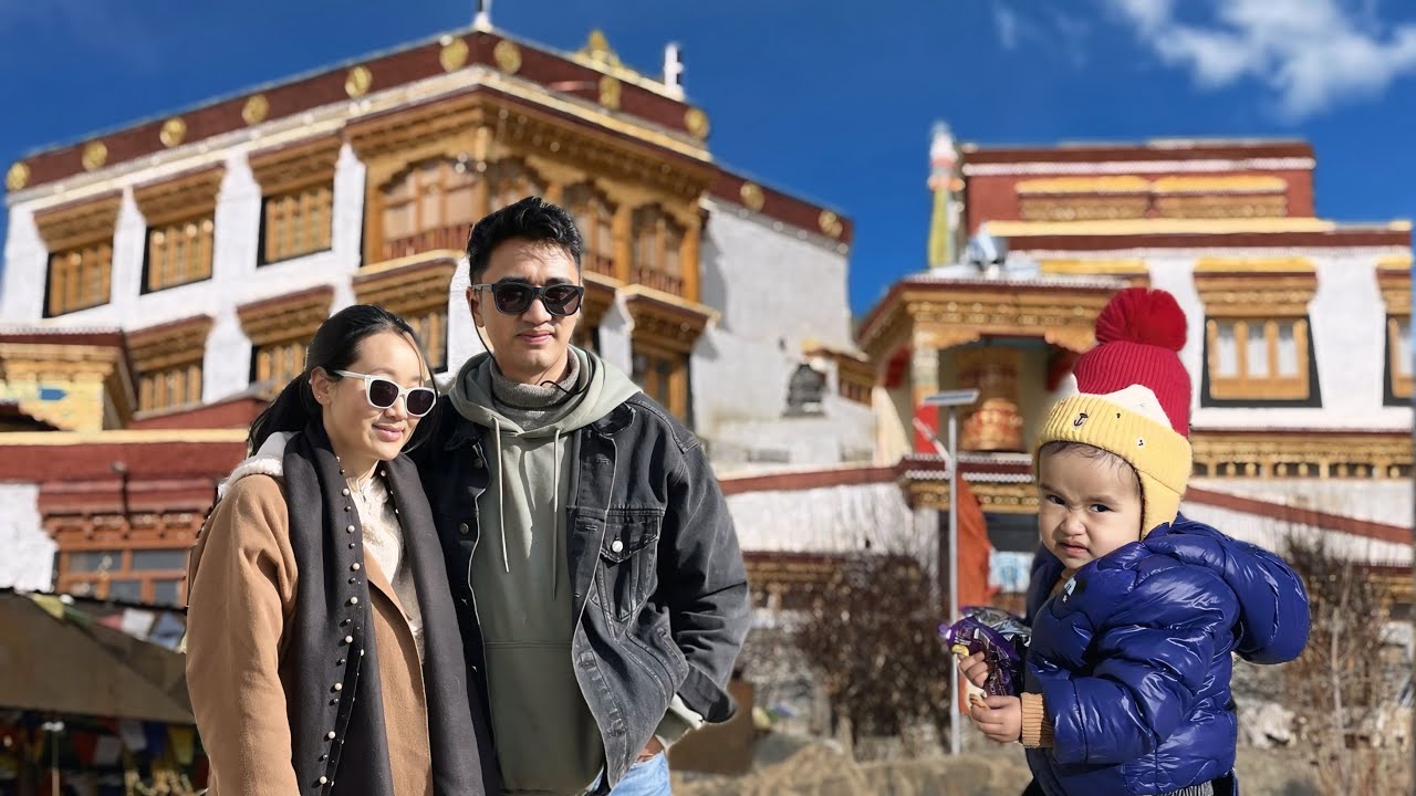 Visiting a Hidden Monastery with the Family || #ladakhivlog #ladakh #ladakhicouple