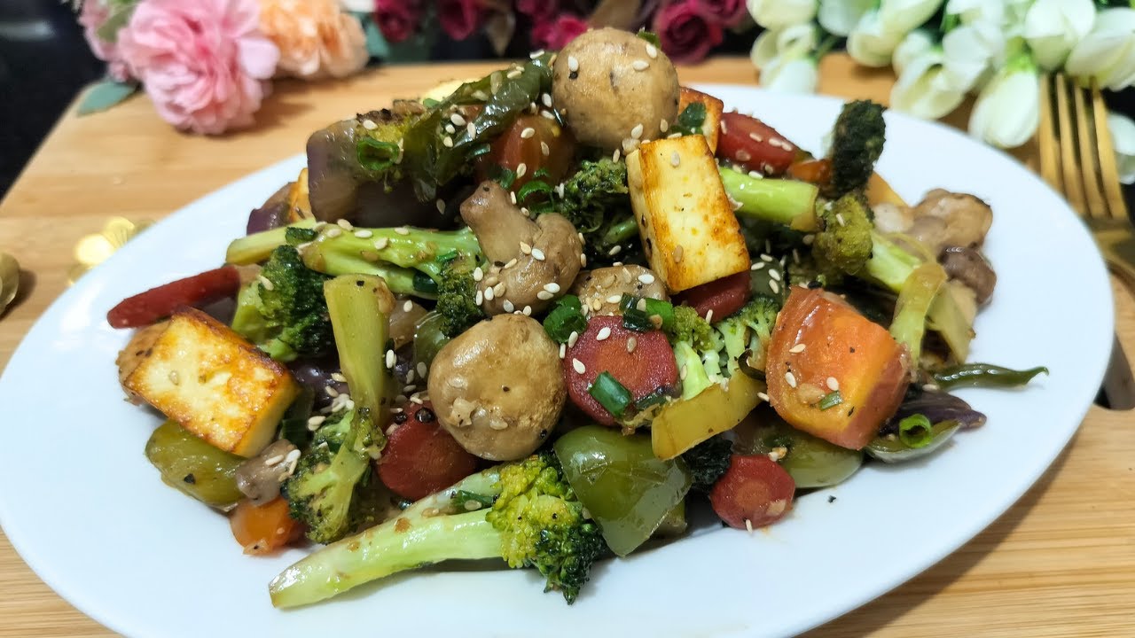 Sauteed Vegetables | Vegetable Stir Fry Recipe | Weight Loss Recipe | Quick & Healthy Dinner Recipe