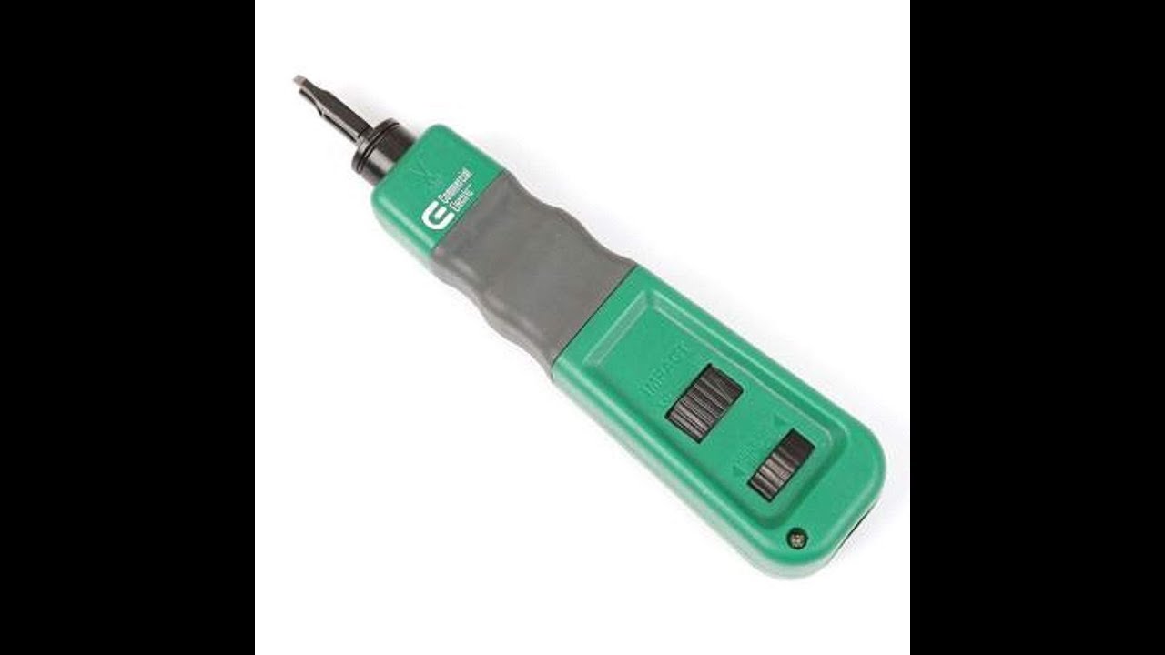 Commercial Electric 110 Punch Down tool Vs Fluke